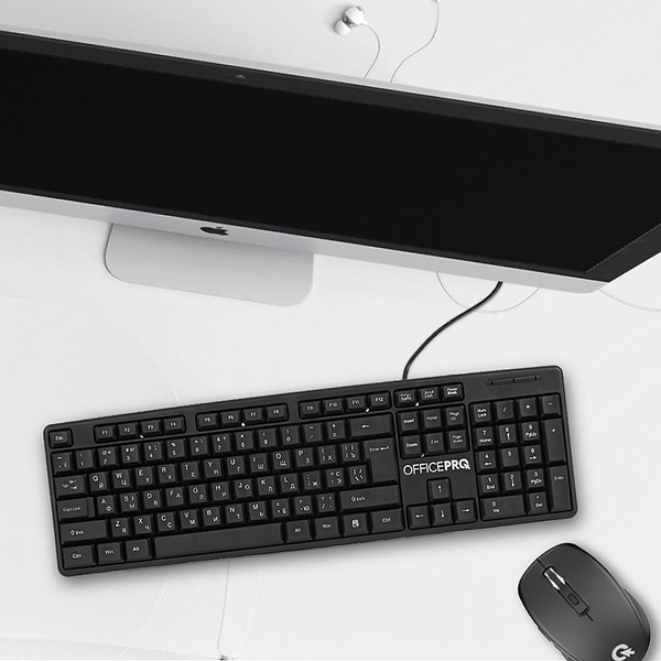 Фото - Клавиатура проводная OfficePro SK166