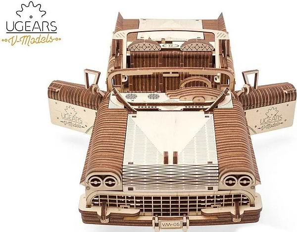 Фото - 3D пазлы Ugears Кабриолет мечты VM - 05 (70073)