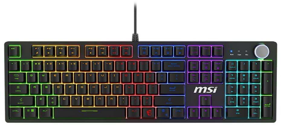 Клавіатура дротова ігрова MSI FORGE GK320 RED UA - Фото 1