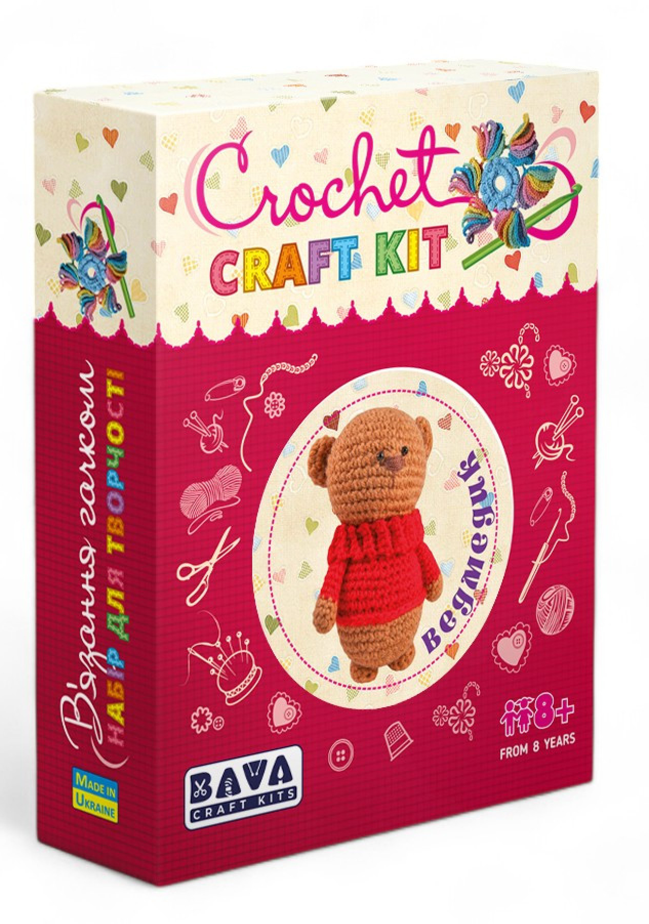 Набір для в'язання Умняшка Ведмедик (ВК-003)