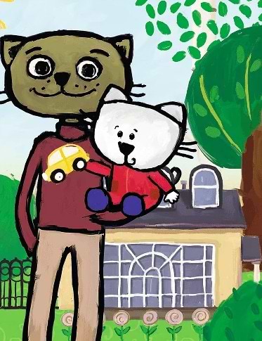 Фото - Пазли (3-4 роки) Trefl "Веселощі котика" / Кіця мура - (24 елм. MАХІ)(14316)