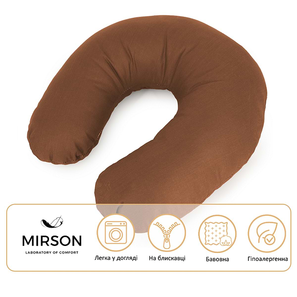 Фото - Подушка дорожня MirSon №8731 Naturale Line 15-1511 Federica 50% Memory (2200006348160)