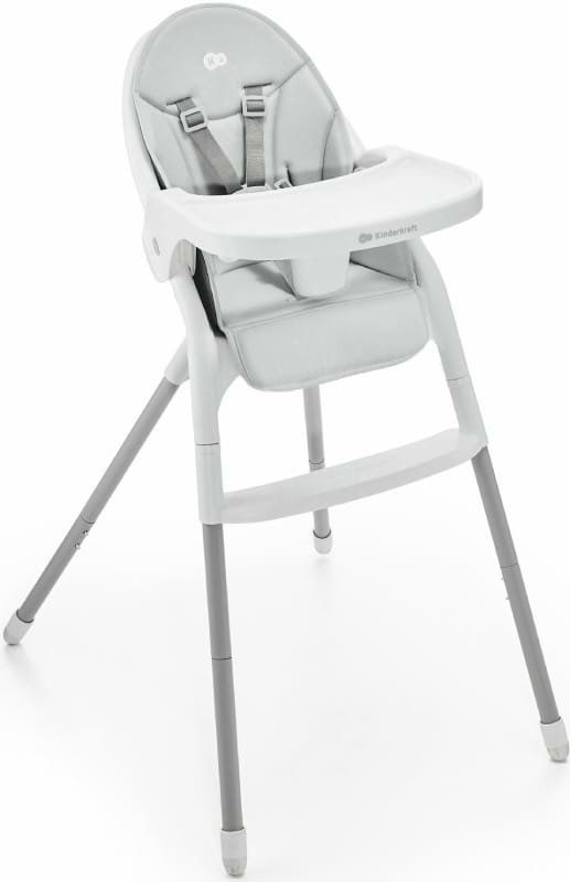 Фото - Стульчик для кормления классический Kinderkraft Dinnly Grey (KHDINN00LGR0000)