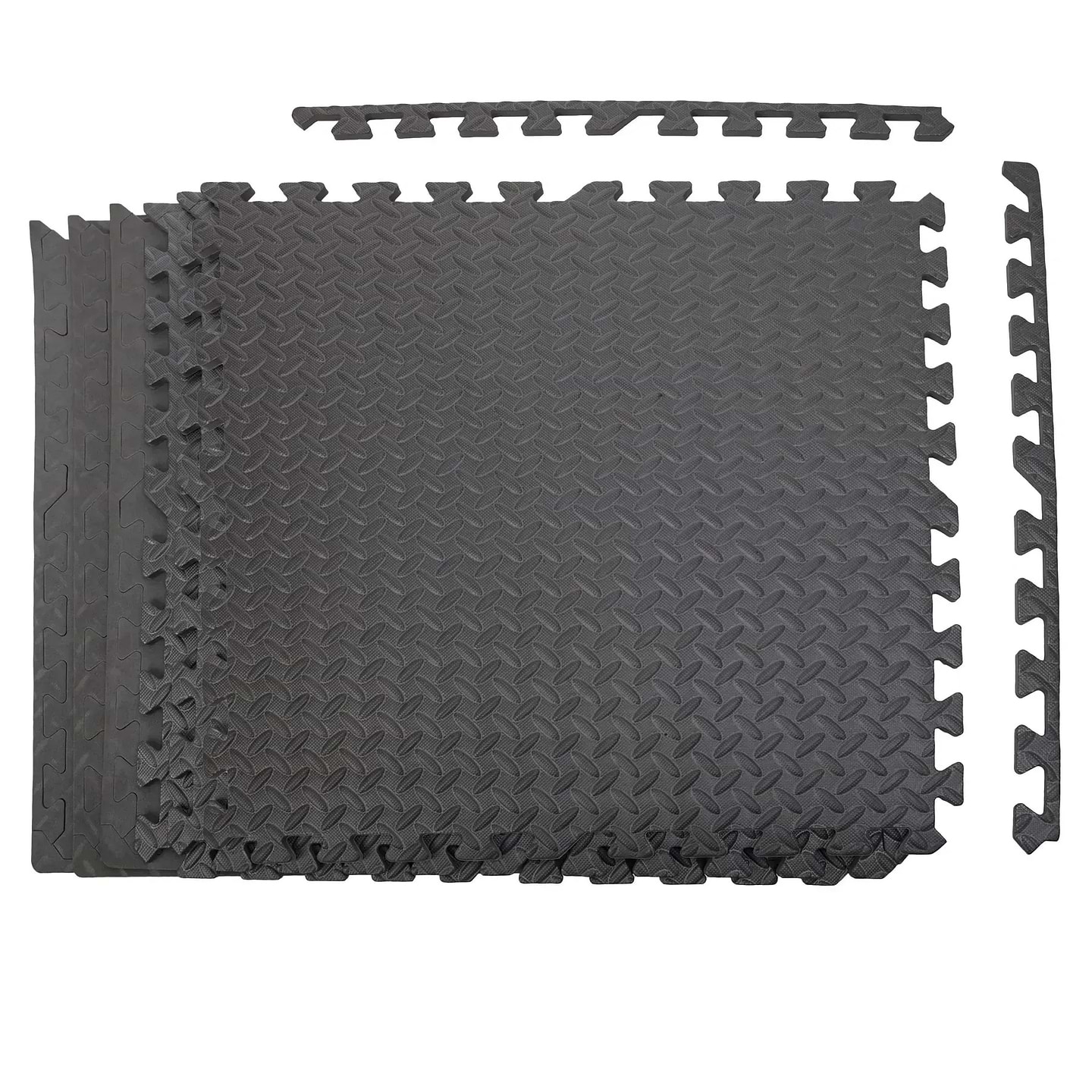 Килимок для йоги та фітнесу TECOFIT Fitness Interlocking mat 60х60х1 см Set of 6 (TOP1710024) - Фото 1
