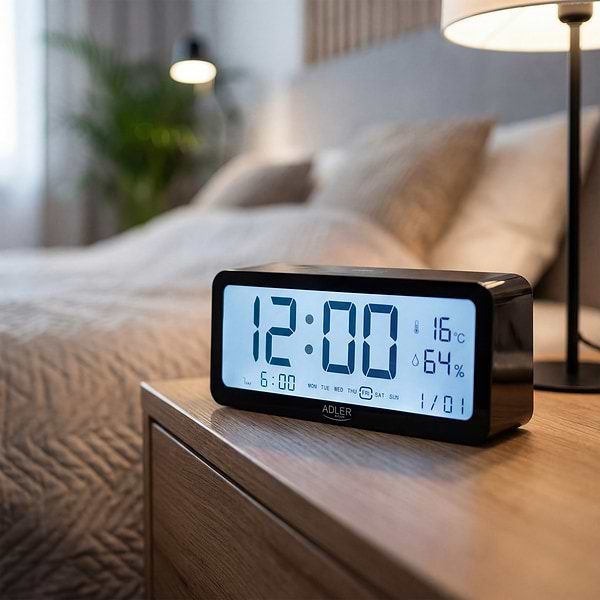 Фото - Термогигрометр Adler AD 1195 Black