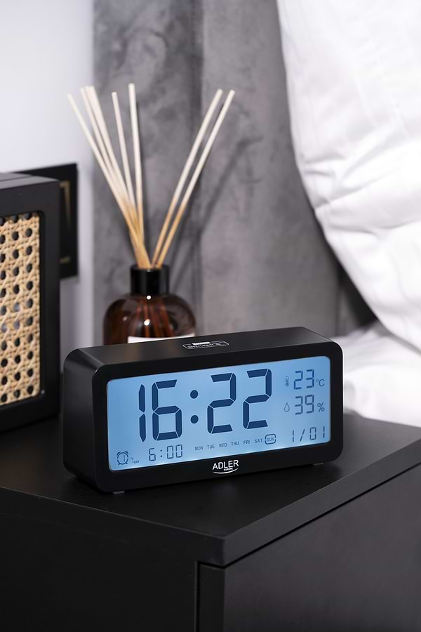 Фото - Термогигрометр Adler AD 1195 Black