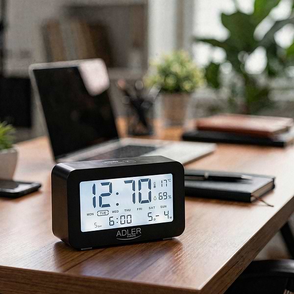 Фото - Термогигрометр Adler AD 1196 Black