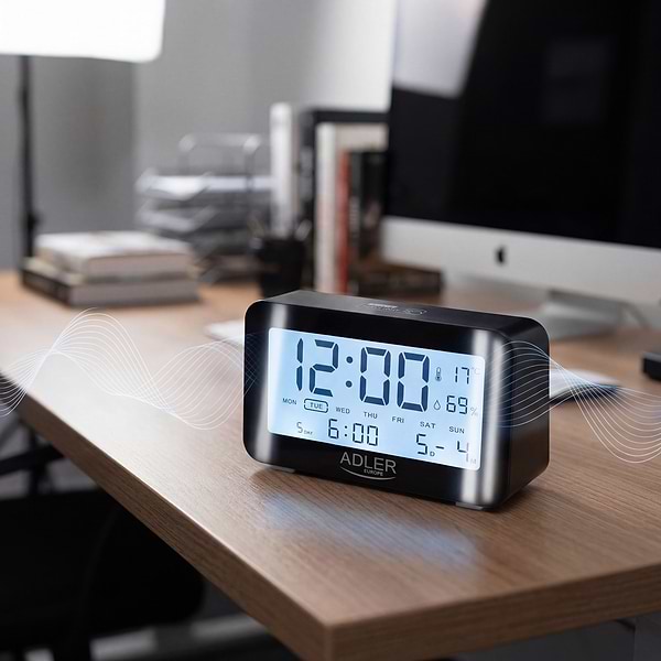 Фото - Термогигрометр Adler AD 1196 Black