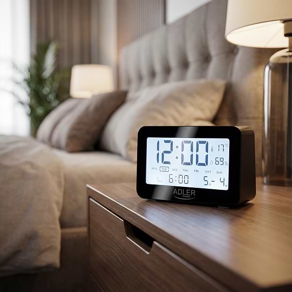 Фото - Термогигрометр Adler AD 1196 Black