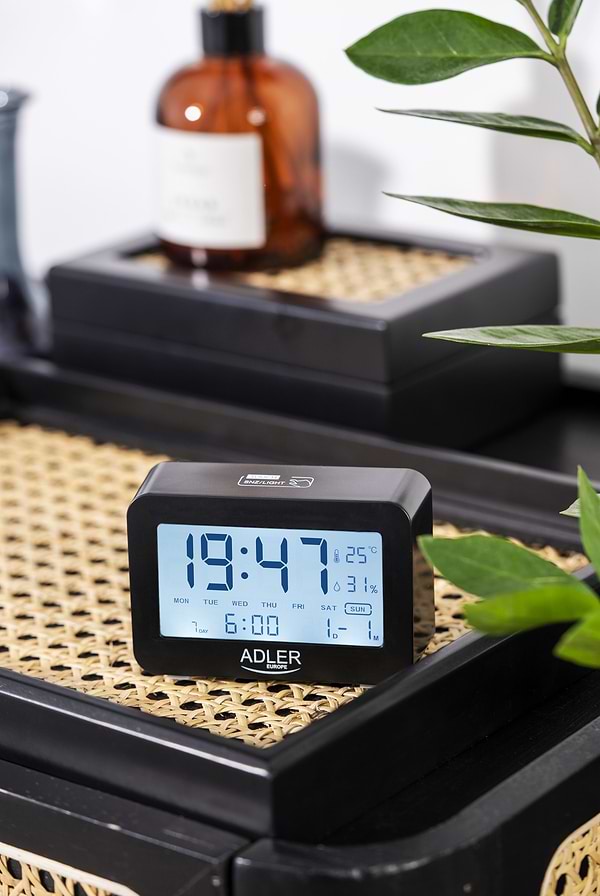 Фото - Термогигрометр Adler AD 1196 Black