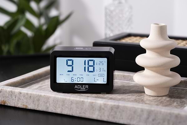 Фото - Термогигрометр Adler AD 1196 Black