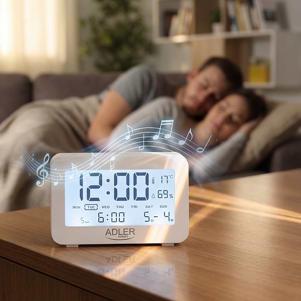 Фото - Термогигрометр Adler AD 1196 White