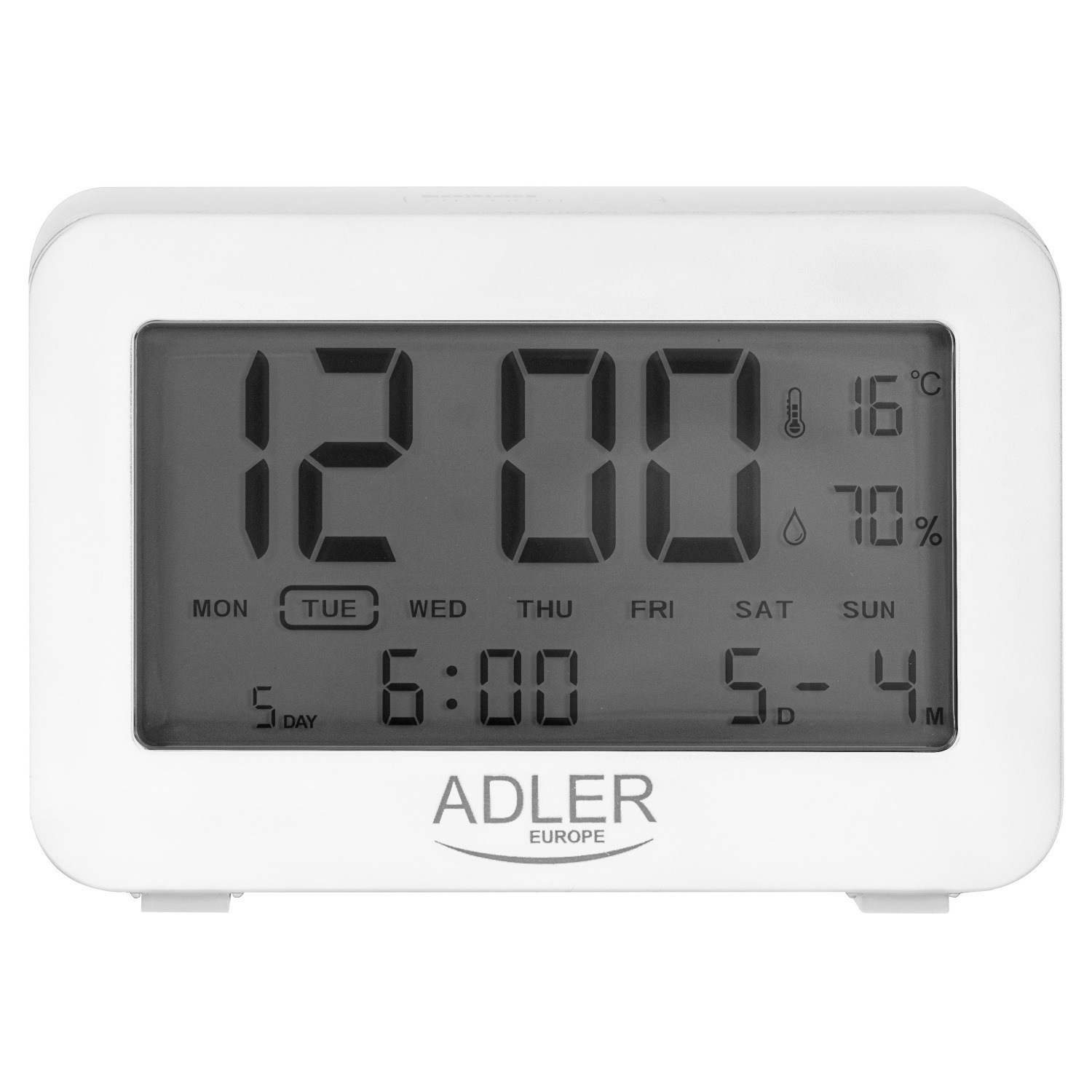 Термогигрометр Adler AD 1196 White