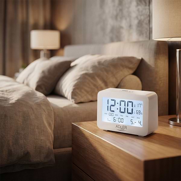 Фото - Термогигрометр Adler AD 1196 White