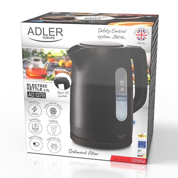 Фото - Электрический чайник Adler AD 1379 Black