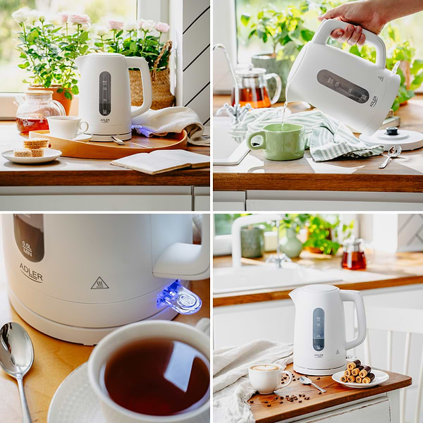 Фото - Электрический чайник Adler AD 1379 White