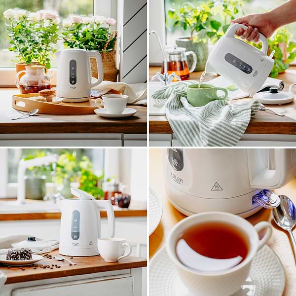 Фото - Электрический чайник Adler AD 1380 White