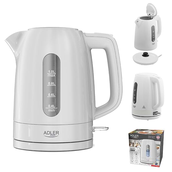 Фото - Электрический чайник Adler AD 1380 White