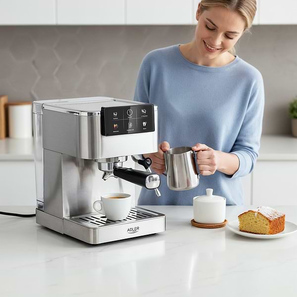 Фото - Кофеварка рожковая Adler AD 4390