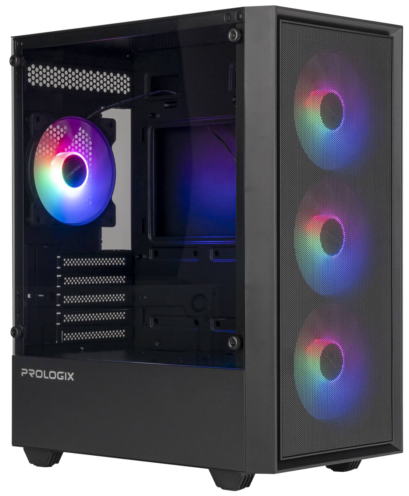 Корпус ProLogix E107 Tempered Glass Black без БЖ - Фото 1