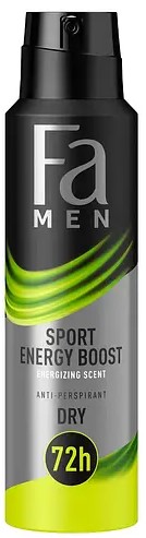 Дезодорант аерозольний Fa Men Sport Energy Boost 150 мл - Фото 1