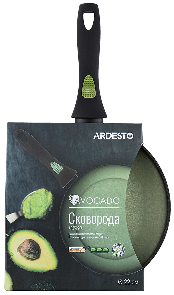Фото - Сковорода универсальная Ardesto Avocado 22 см (AR2522FA)