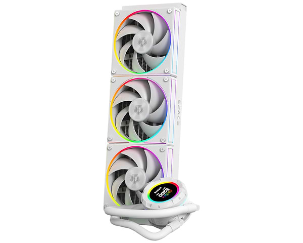 Фото - Водяная система охлаждения ID-Cooling Space LCD SL360 White
