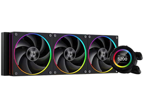 Фото - Водяная система охлаждения ID-Cooling Space LCD SL360 Фото - Водяная система охлаждения ID-Cooling Space LCD SL360