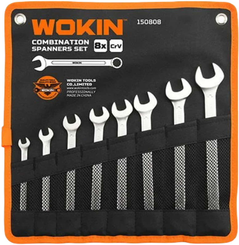 Набір комбінованих ключів WOKIN 8-19 мм 8 шт. (WK150808)