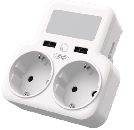 Разветвитель 220В XO WL09.white - Фото 1