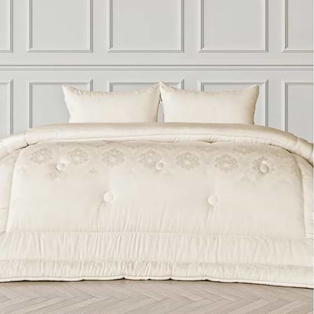 Одеяло зимнее полуторное MirSon 140x205 см Хлопок №1586 Ferrero Vanilla (2200011173382)