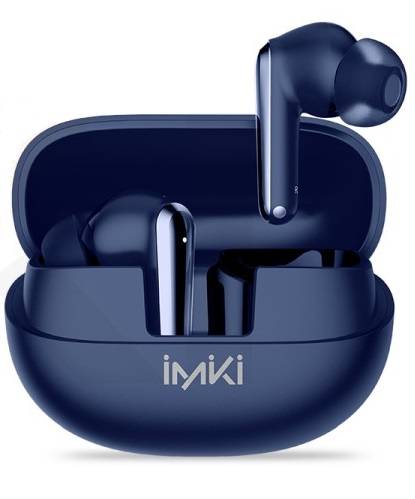 Наушники вкладыши беспроводные TWS iMiki T14 Blue - Фото 1