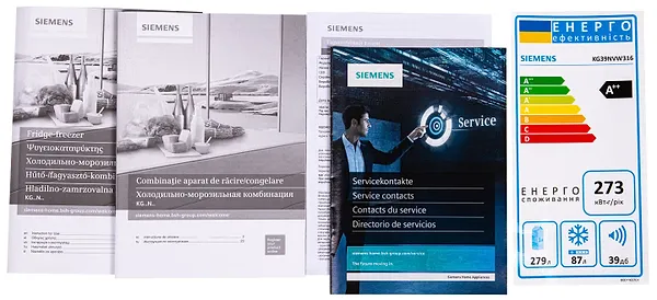 Фото - Холодильник Siemens KG39NVW316
