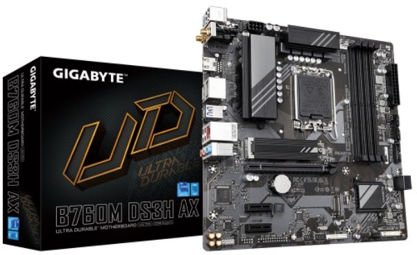 Фото - Материнская плата Gigabyte B760M DS3H AX DDR5 Фото - Материнская плата Gigabyte B760M DS3H AX DDR5