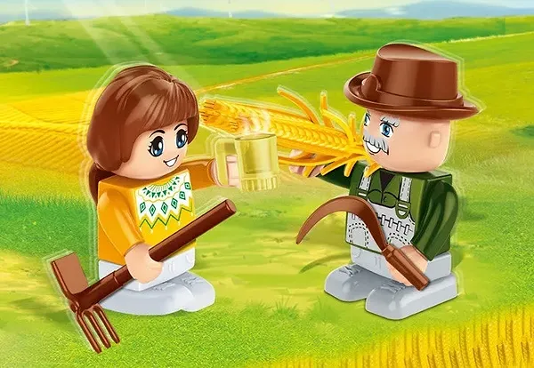 Фото - Пластиковий конструктор Banbao
"Екоферми" (162 Ел.) Пшеничне поле (8583)