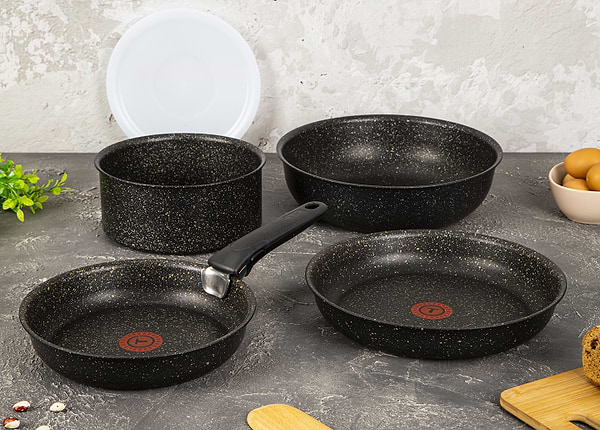 Фото - Набор посуды со съемной ручкой Tefal L6719452 Ingenio Authentic 6 пр