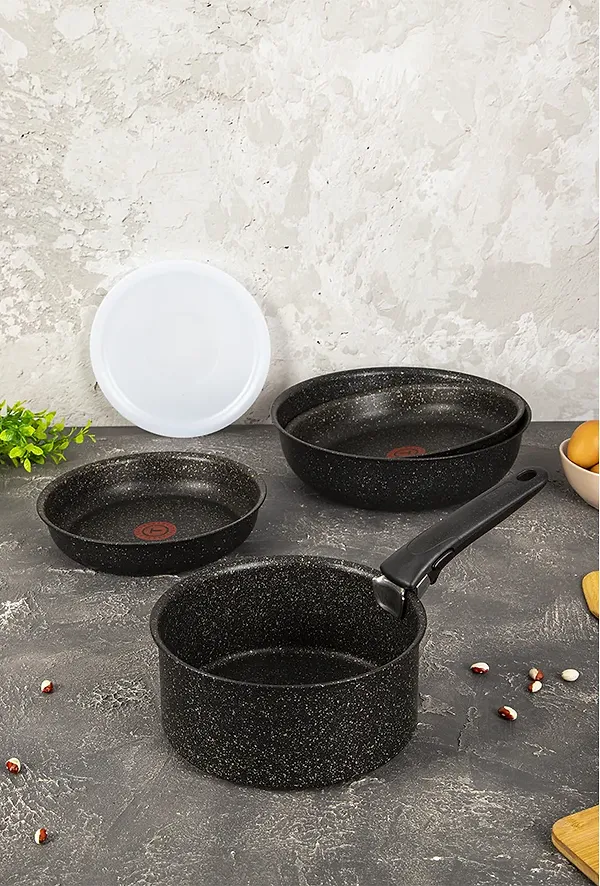 Фото - Набор посуды со съемной ручкой Tefal L6719452 Ingenio Authentic 6 пр