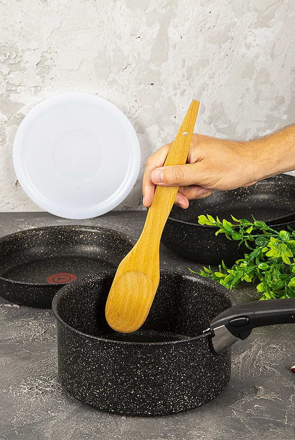 Фото - Набор посуды со съемной ручкой Tefal L6719452 Ingenio Authentic 6 пр