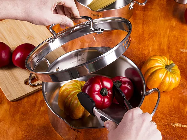 Фото - Набор посуды Tefal G719S674 Duetto+ 6 пр (кастр.20/24 с/кр., ковш 16 см с/кр)