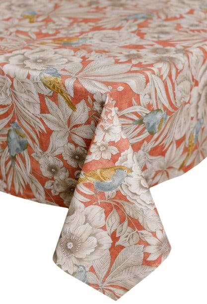 Скатертина прямокутна Прованс Пташка на теракоті 133х180 см (034765)