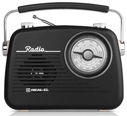 Фото - Радіоприймач REAL-EL X-540 Black-Yellow