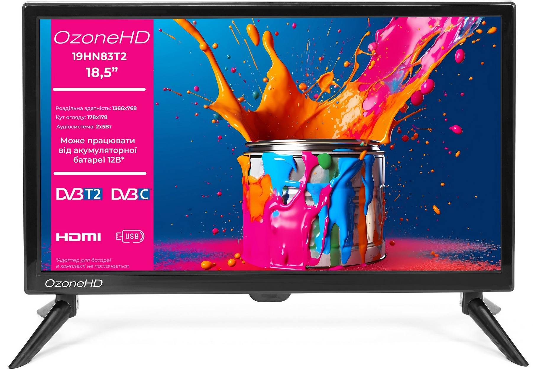 Телевизор Ozone 19HN83T2 - Фото 1