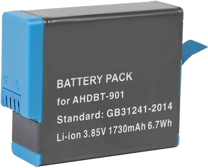 Аккумулятор для экшн-камеры PowerPlant GoPro AHDBT-901 1730mAh (CB970452)