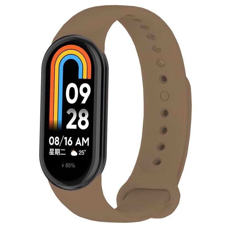 Ремешок для фитнес-браслета BeCover for Xiaomi Mi Smart Band 8 Brown (709381) - Фото 1