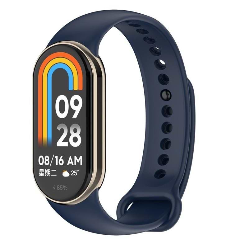 Ремешок для фитнес-браслета BeCover for Xiaomi Mi Smart Band 8 Deep Blue (709383)