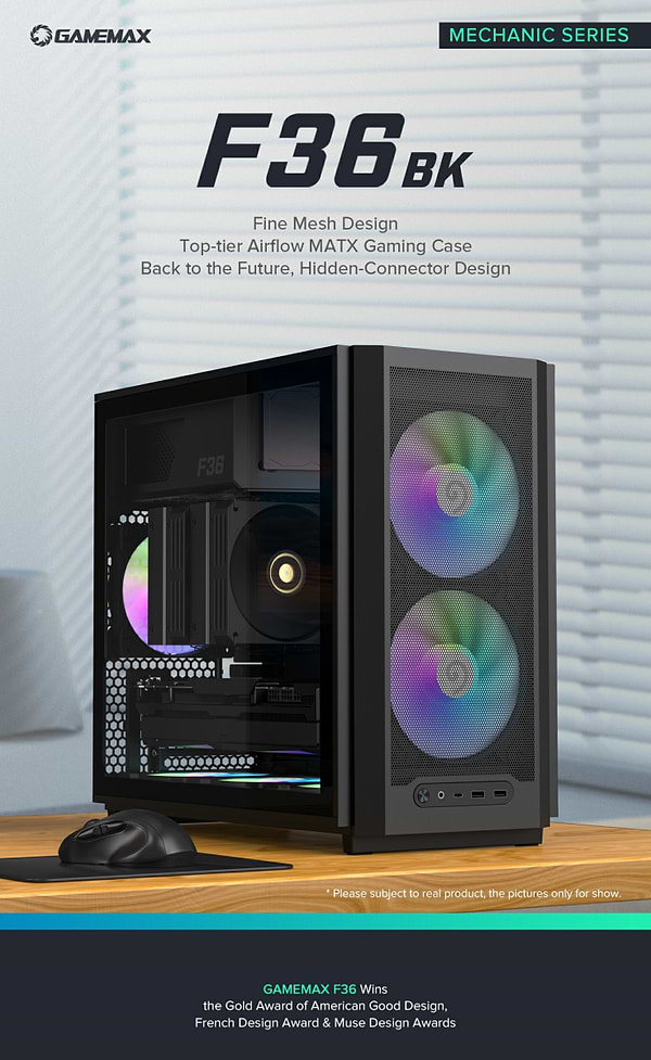 Фото - Уцінка - Корпус Gamemax F36 BK