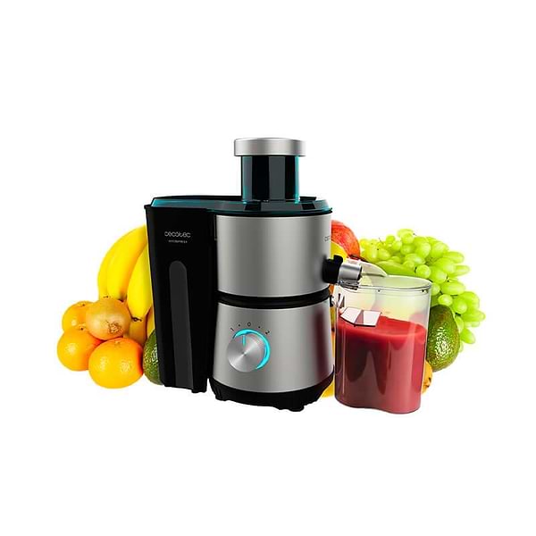 Фото - Соковыжималка центробежная Cecotec Licuadora Xs Juice&Fresh 400 Titan Black (CCTC-04153)