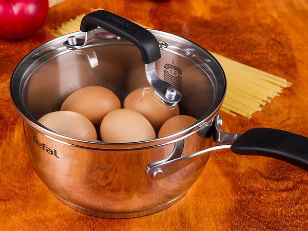 Фото - Набор посуды Tefal E493S874 Cook&Cool 8 пр., 18/20/24 см, сотейник 16 см с/кр