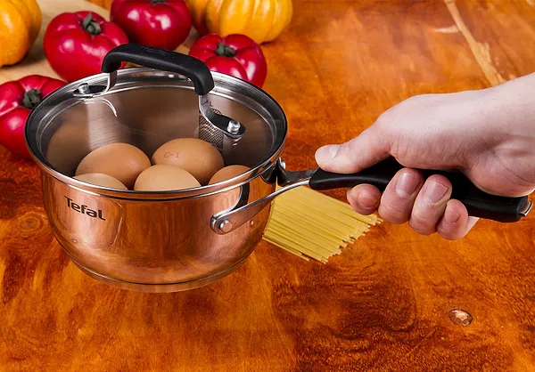 Фото - Набор посуды Tefal E493S874 Cook&Cool 8 пр., 18/20/24 см, сотейник 16 см с/кр