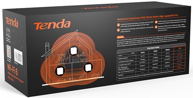 Фото - MESH система WiFi6 Tenda MX3 (MX3-KIT-3)